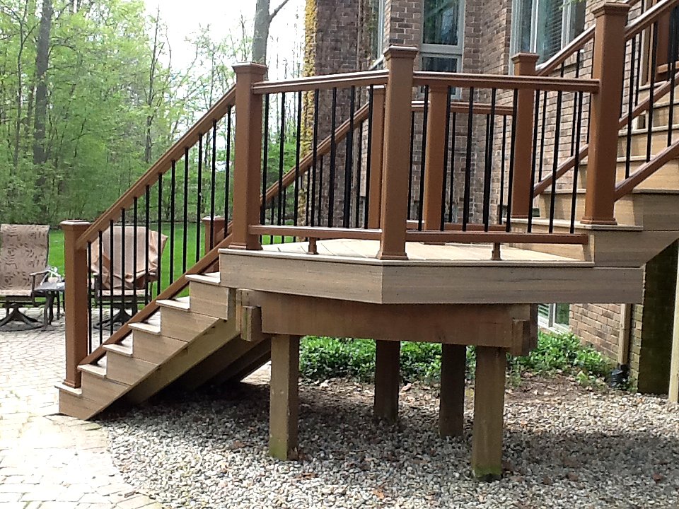 New Trex Transcend deck in Ann Arbor, MI