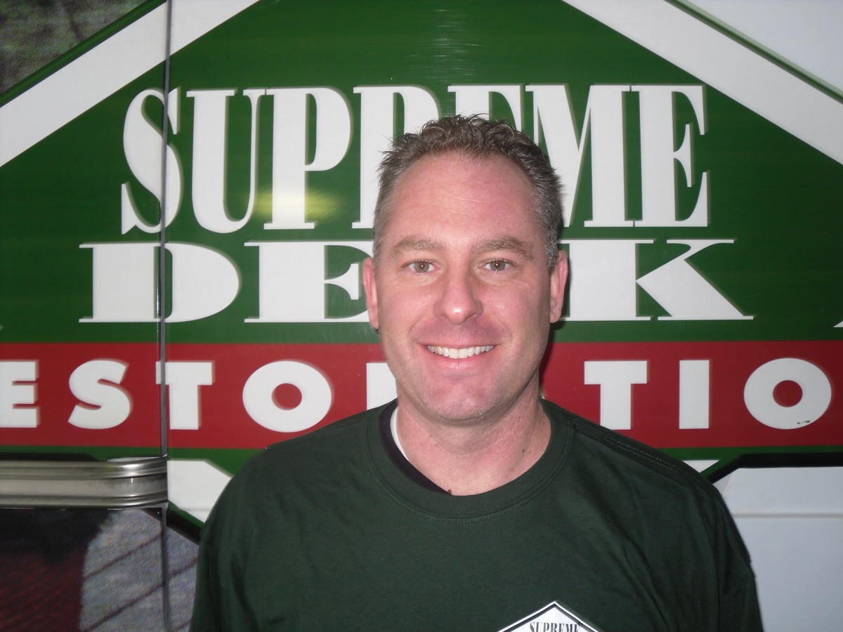Craig Niner, Owner of Supreme Deck Restoration